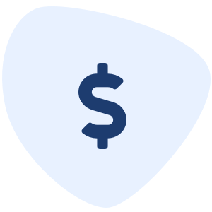 A dollar sign representing cost details
