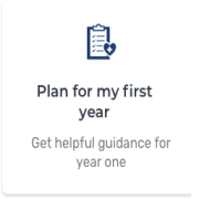 Plan for your first year: Get helpful guidance for year one